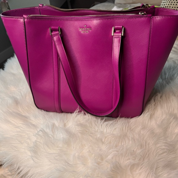 Purple Kate Spade Large Tote - Picture 1 of 6